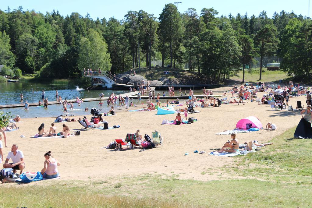 Roesjoebaden Camping & Stugby Sollentuna Dış mekan fotoğraf